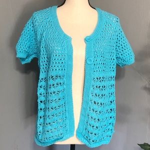 ST. JOHNS BAY Turquoise Sweater